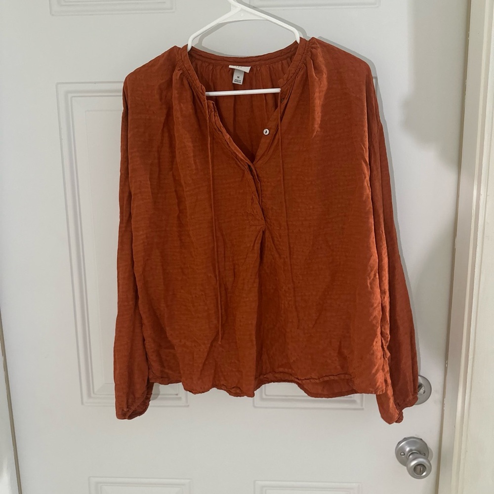 Rust Orange Women's Top